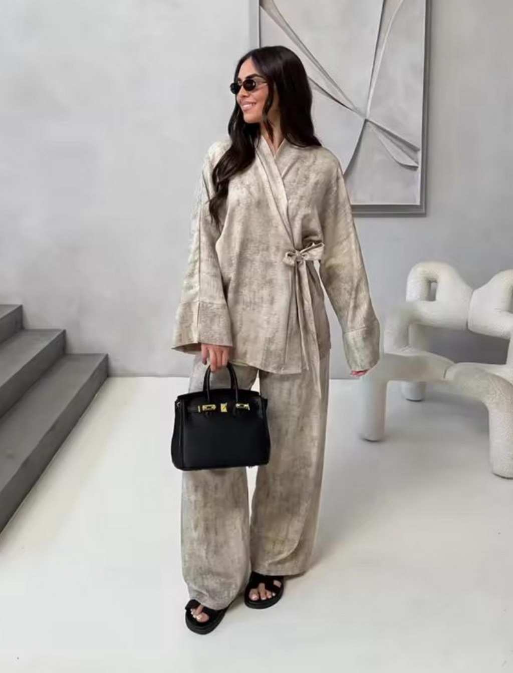 Ensemble Top à col - Femme