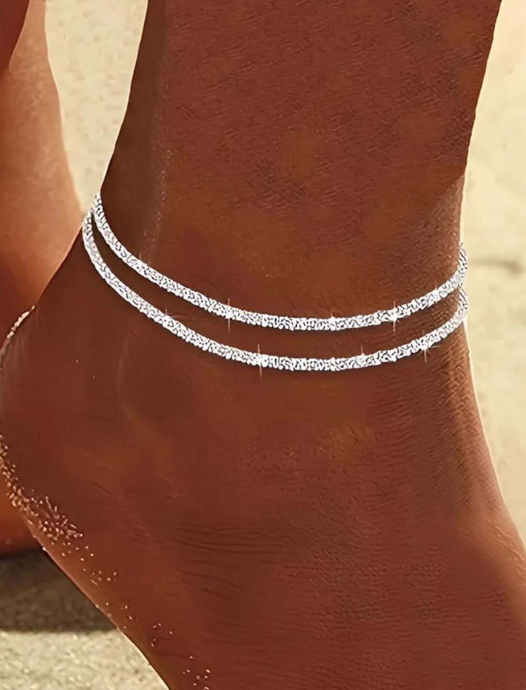 Bracelets Cheville - Ultra Brillant [Argent]