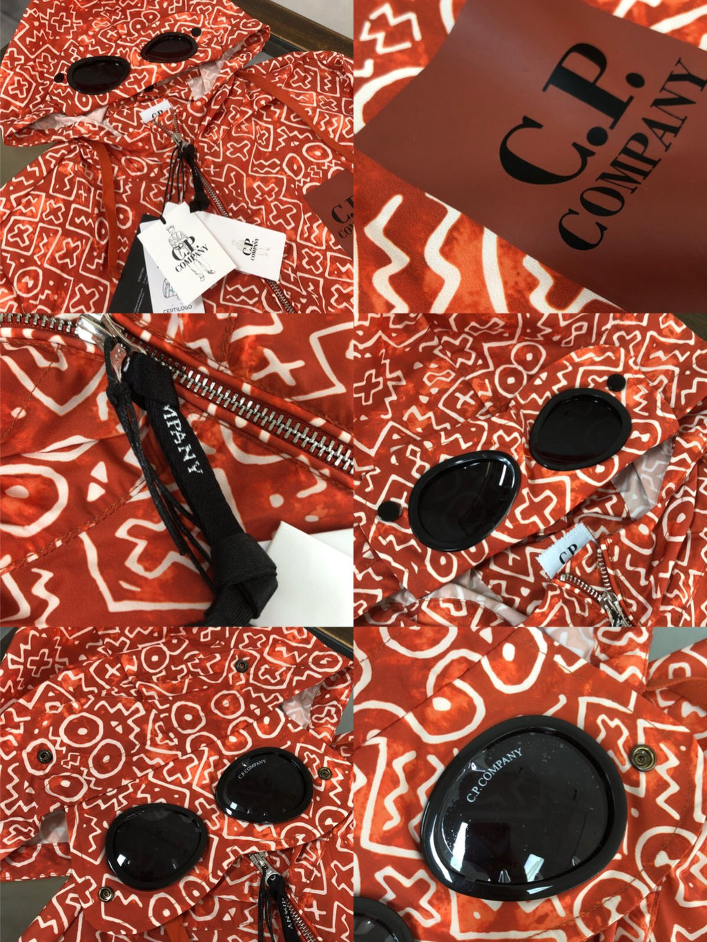 CP Company - Mosaique Jacket Red Google