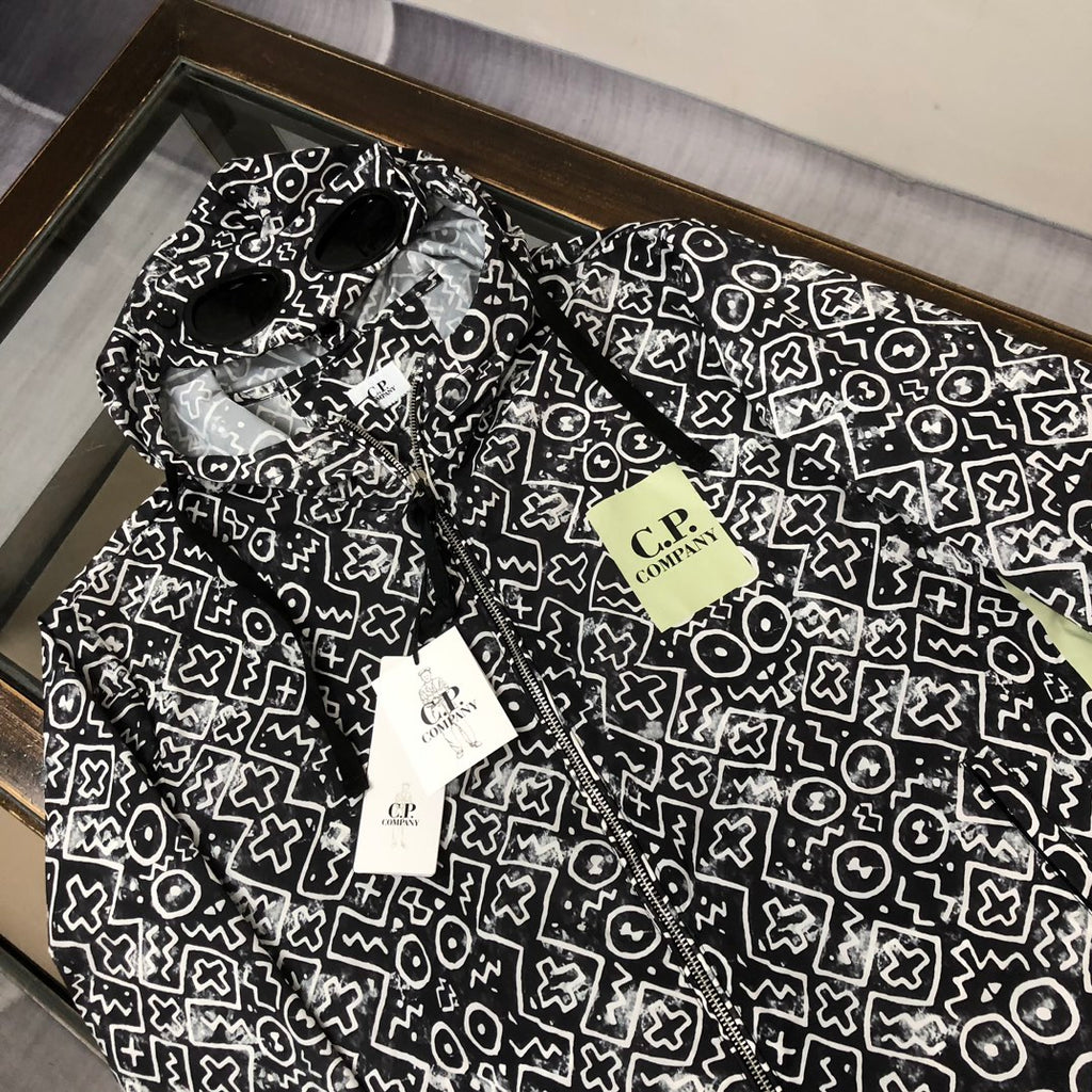 CP Company - Mosaique Jacket Black Google