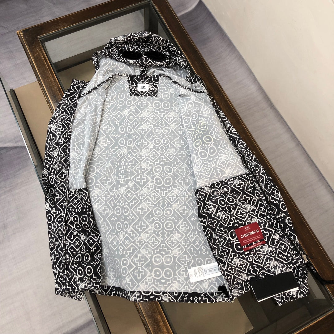 CP Company - Mosaique Jacket Black Google