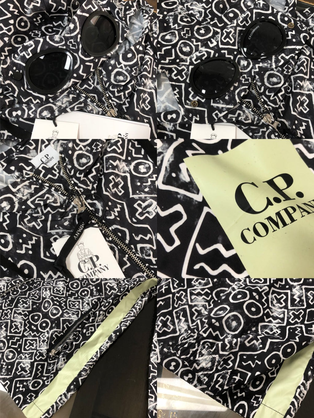 CP Company - Mosaique Jacket Black Google