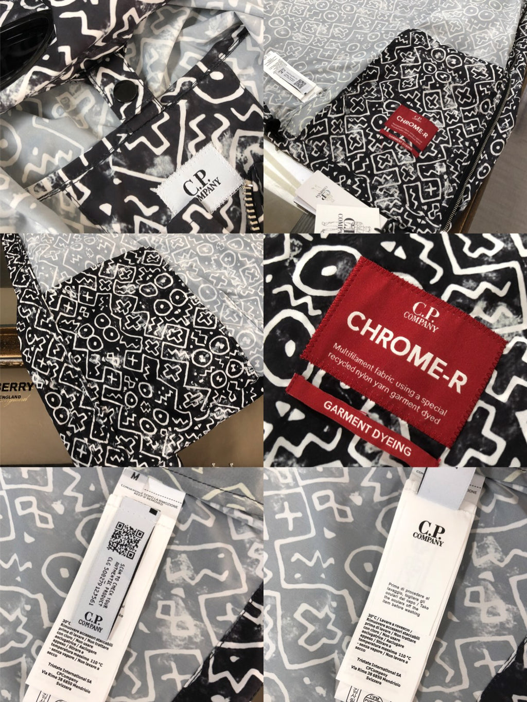 CP Company - Mosaique Jacket Black Google